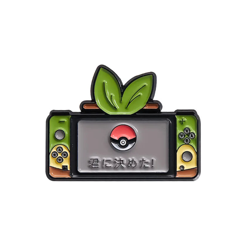 Gaming Themed Enamel Brooch Pin - Vivid Setups