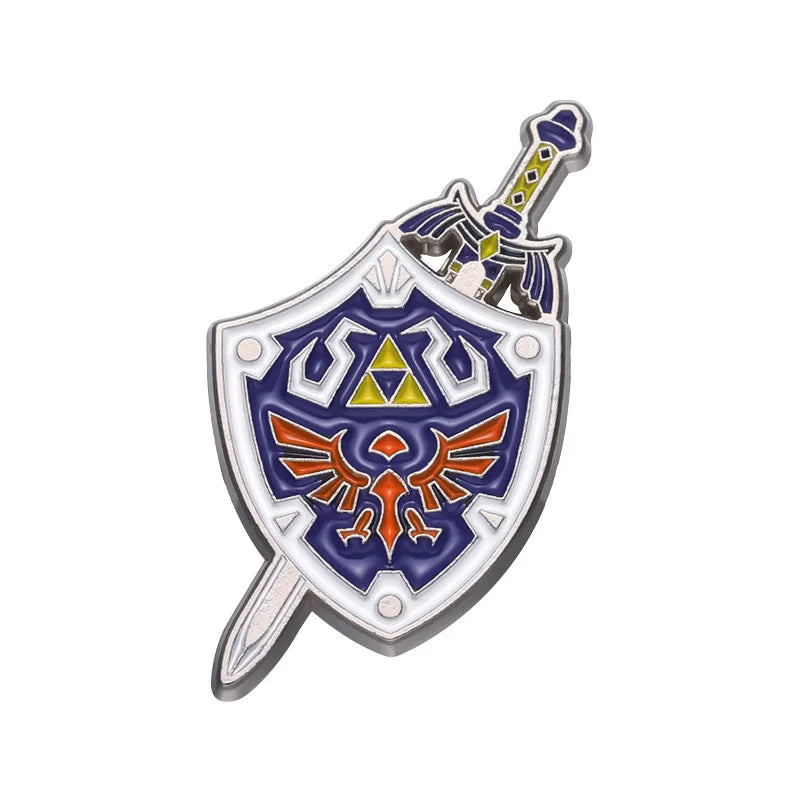 Gaming Themed Enamel Brooch Pin - Vivid Setups