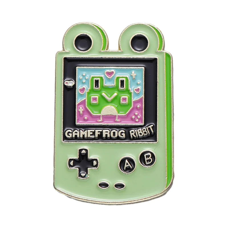 Gaming Themed Enamel Brooch Pin - Vivid Setups