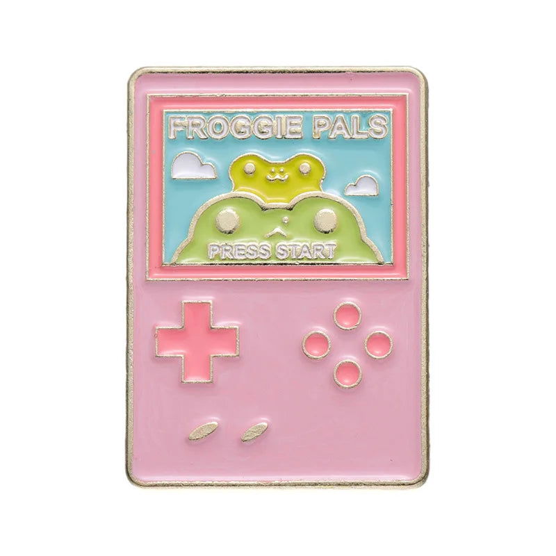 Gaming Themed Enamel Brooch Pin - Vivid Setups