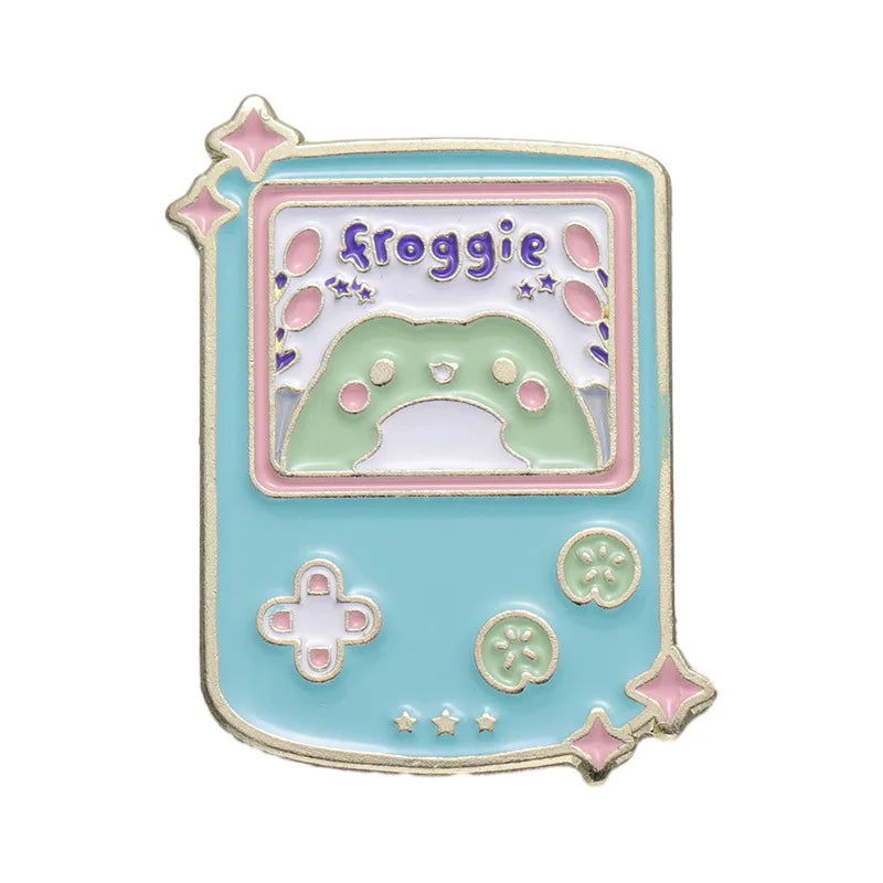 Gaming Themed Enamel Brooch Pin - Vivid Setups