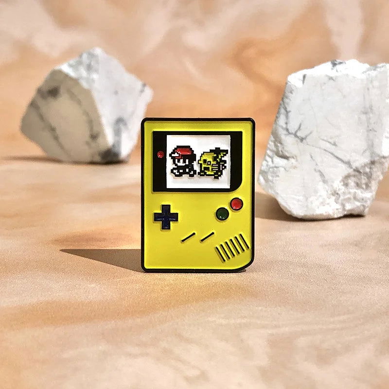 Gaming Themed Enamel Brooch Pin - Vivid Setups
