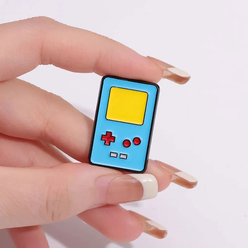 Gaming Themed Enamel Brooch Pin - Vivid Setups