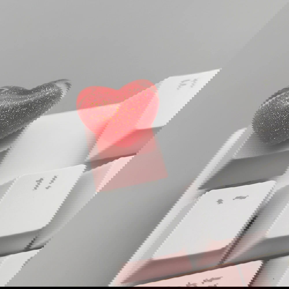 Girly Crystal Wings Mechanical Keyboard Key Cap - Vivid Setups