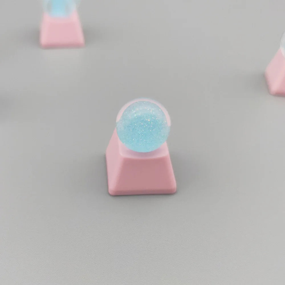 Girly Crystal Wings Mechanical Keyboard Key Cap - Vivid Setups