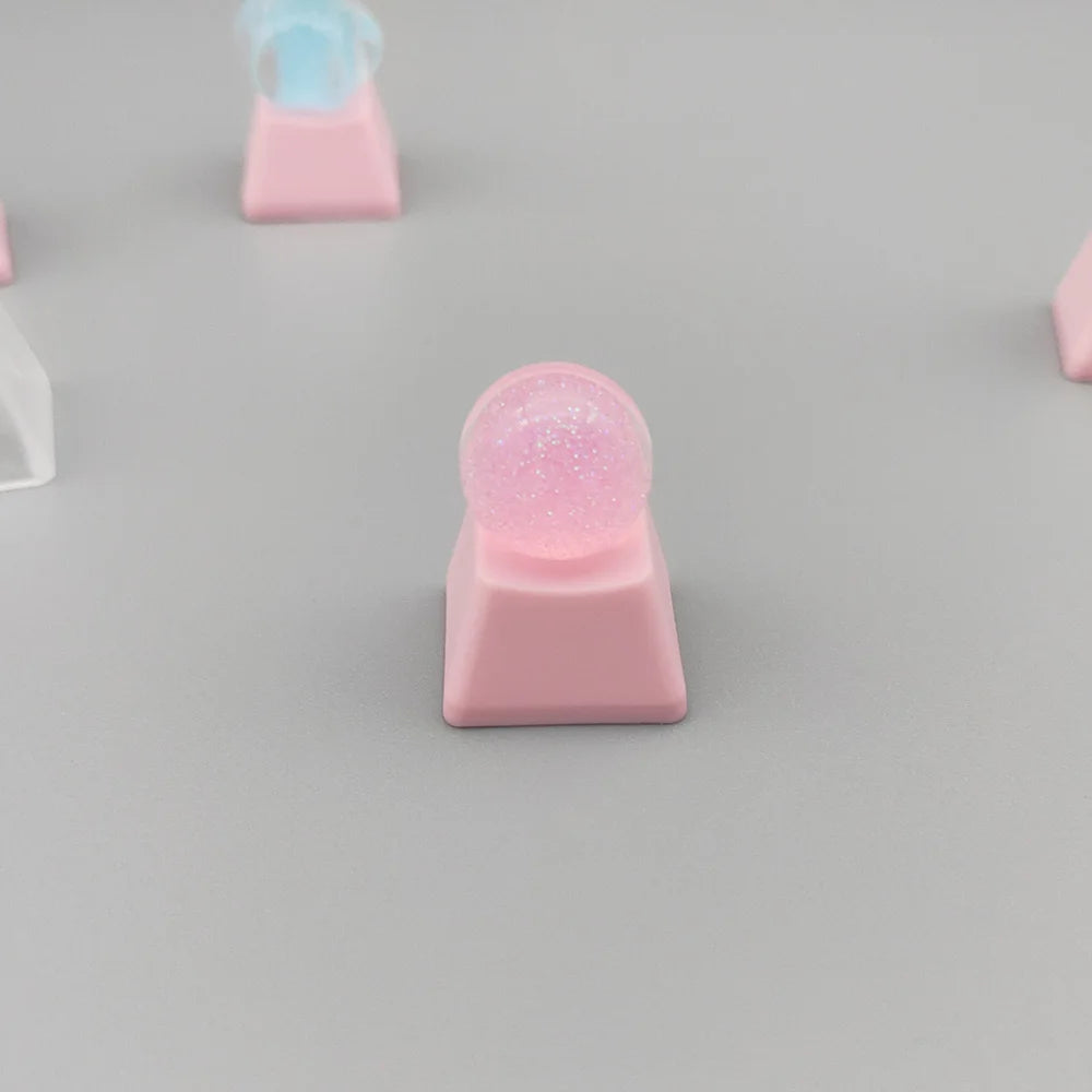 Girly Crystal Wings Mechanical Keyboard Key Cap - Vivid Setups