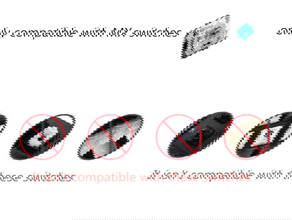 Girly Crystal Wings Mechanical Keyboard Key Cap - Vivid Setups