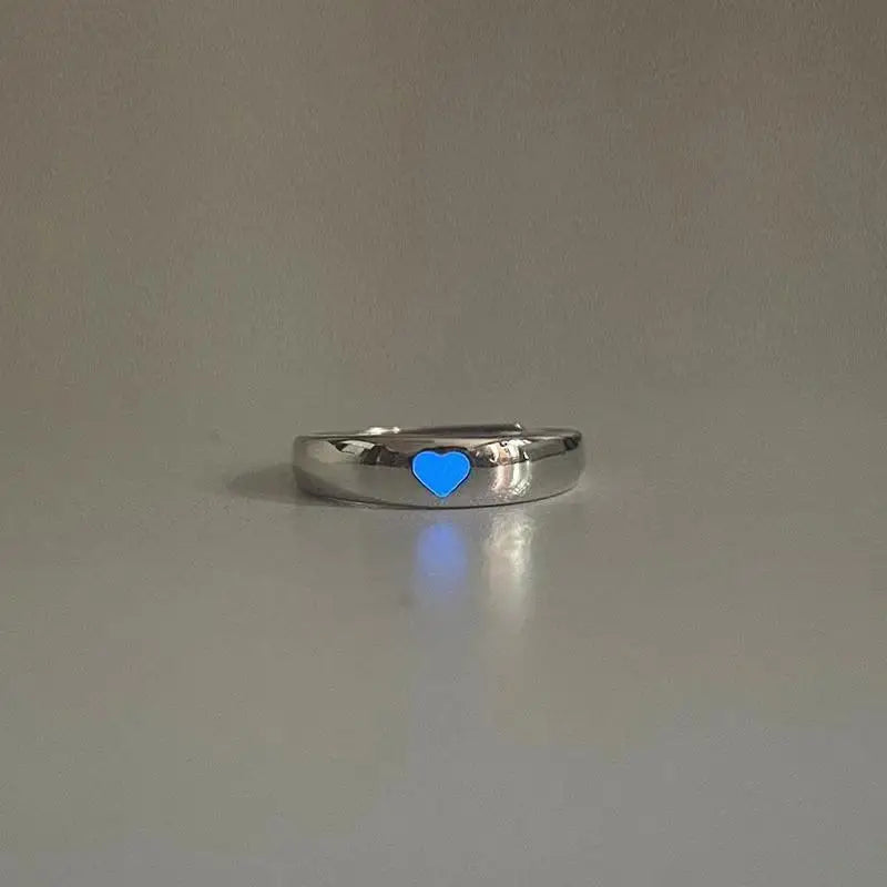 Glowing Gaming Couple Ring Set - Vivid Setups