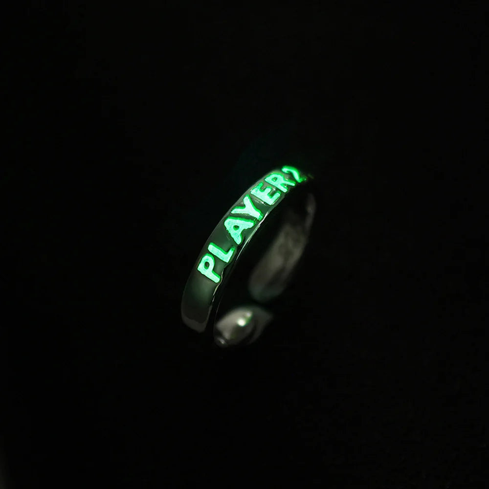 Glowing Gaming Couple Ring Set - Vivid Setups