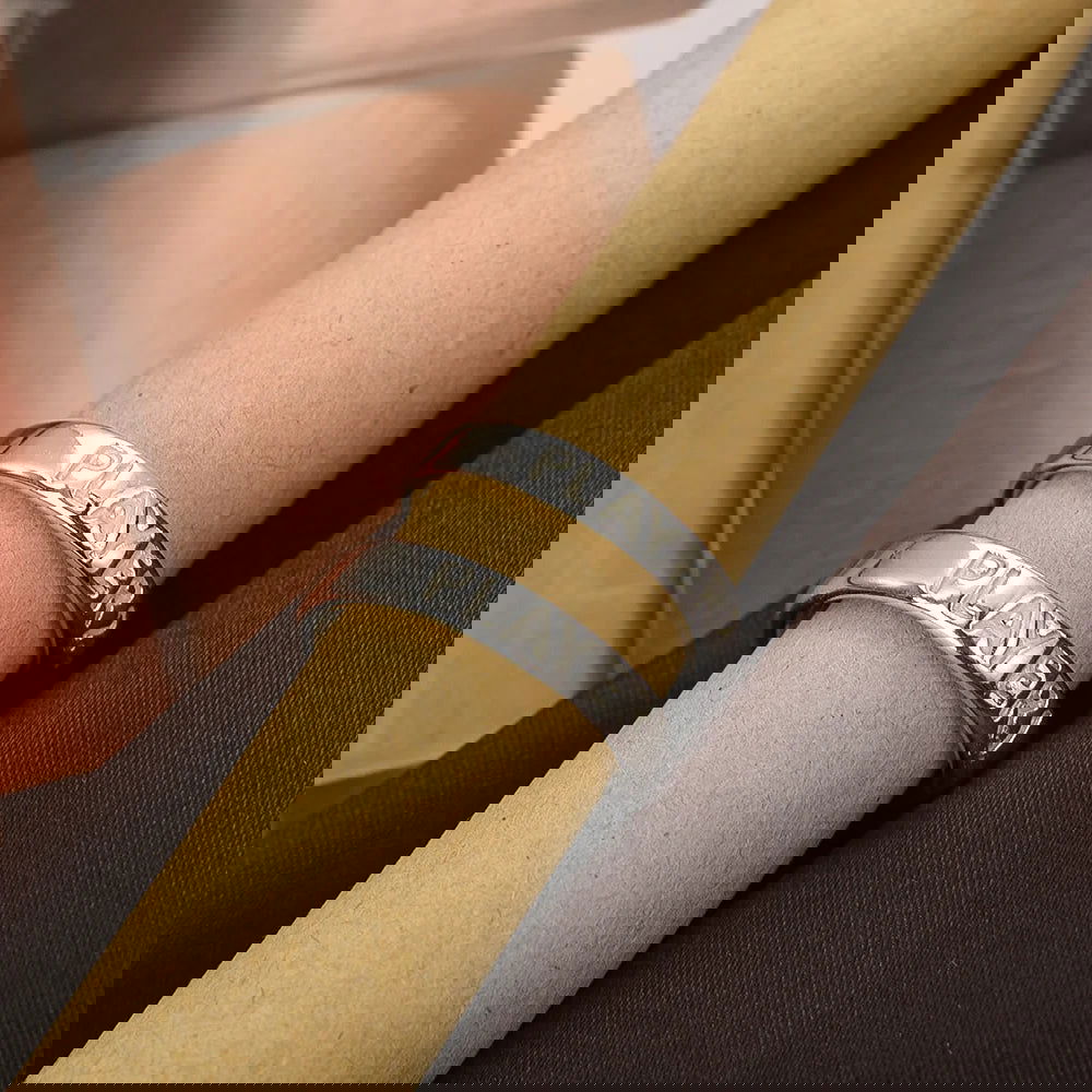 Glowing Gaming Couple Ring Set - Vivid Setups