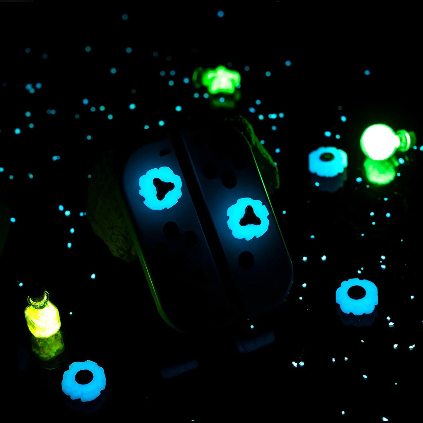 Glowing Nintendo Switch, Sony PlayStation & Xbox Thumb Grip Cap Covers - Vivid Setups