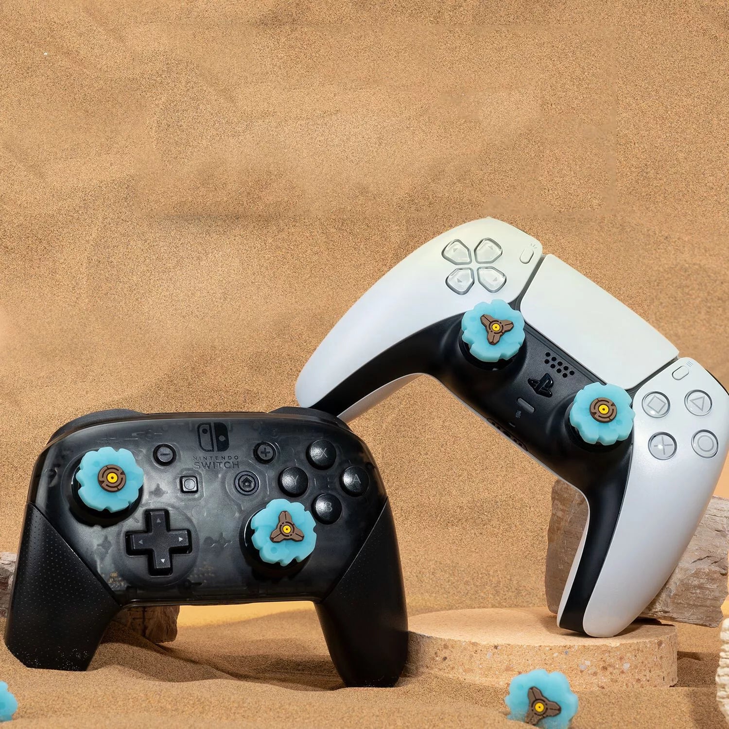 Glowing Nintendo Switch, Sony PlayStation & Xbox Thumb Grip Cap Covers - Vivid Setups