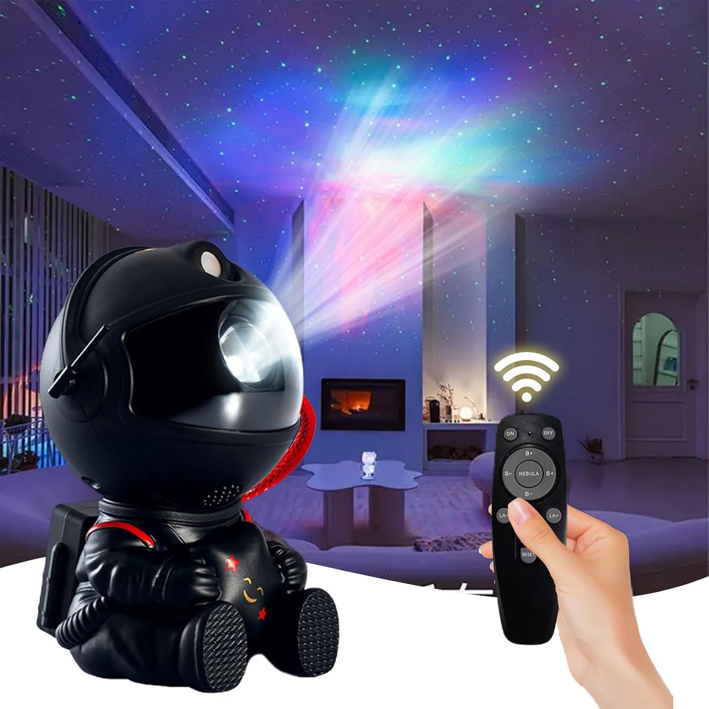 LED Outer Space Nebula Ambience Projector - Vivid Setups