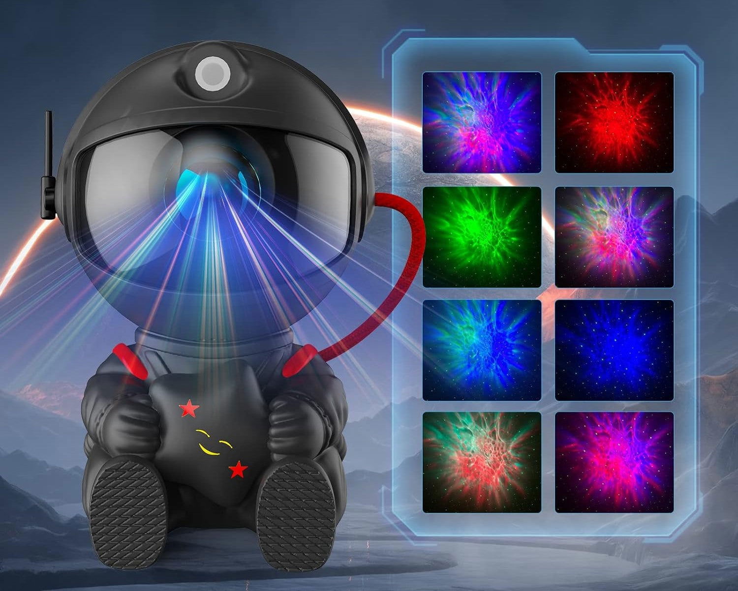 LED Outer Space Nebula Ambience Projector - Vivid Setups