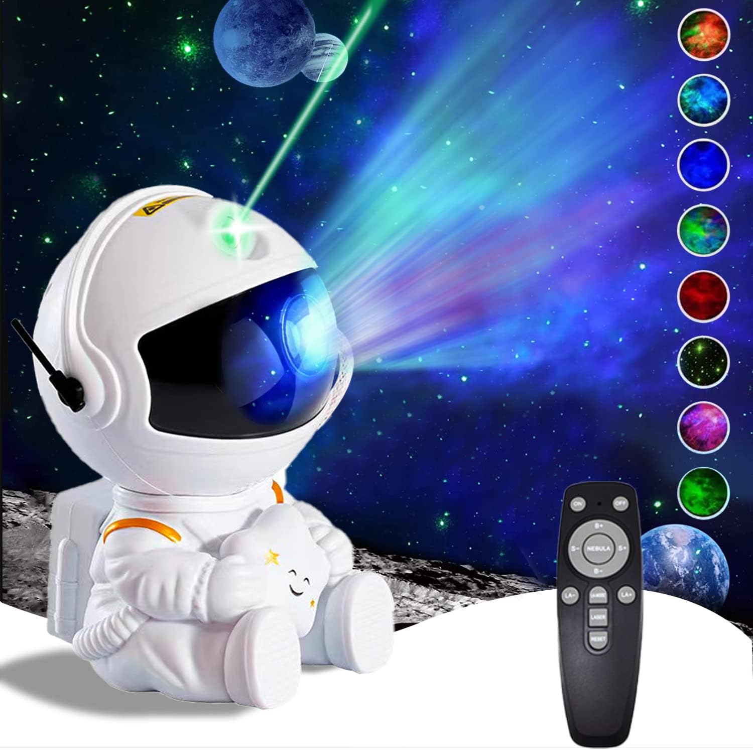 LED Outer Space Nebula Ambience Projector - Vivid Setups