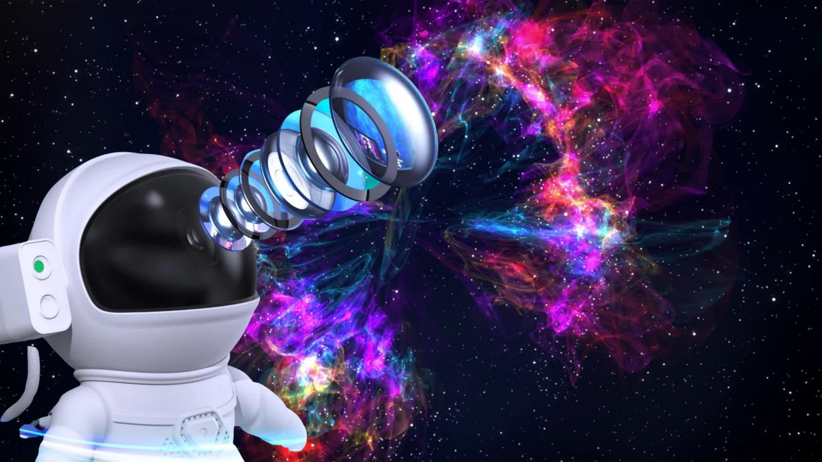 LED Outer Space Nebula Ambience Projector - Vivid Setups