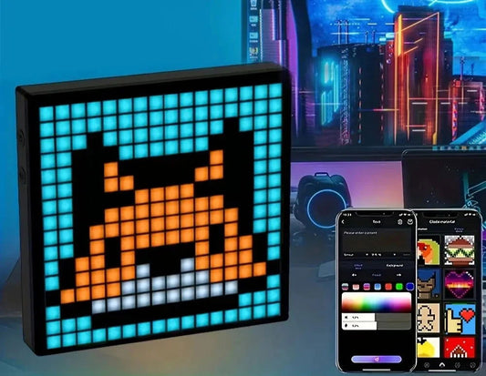 LED Pixel Art Display Desktop Screen - Vivid Setups
