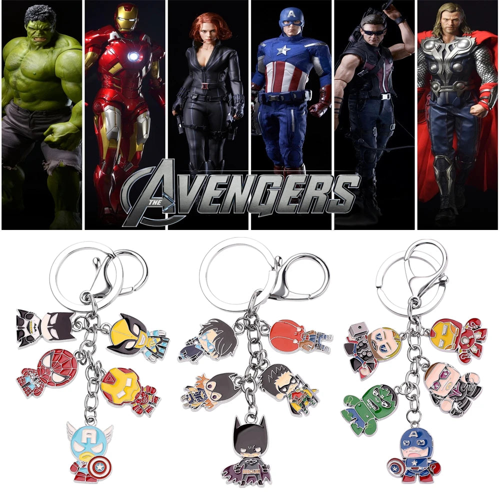 Super Hero Comics Character Keychain - Vivid Setups