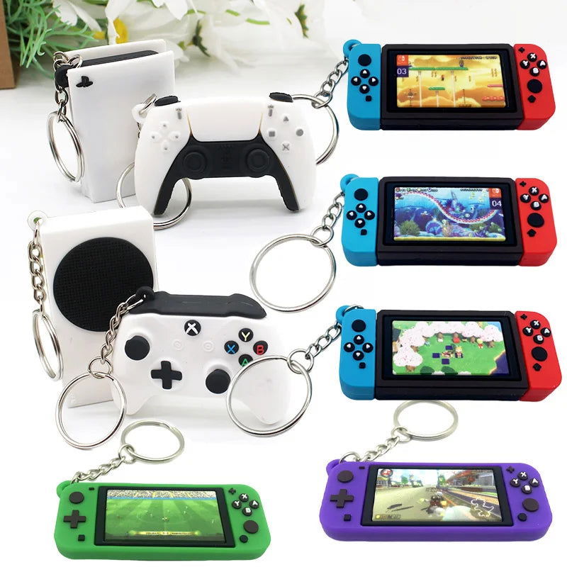 Mini PS5 XBOX Nintendo Switch Console or Controller Keychain Gift - Vivid Setups