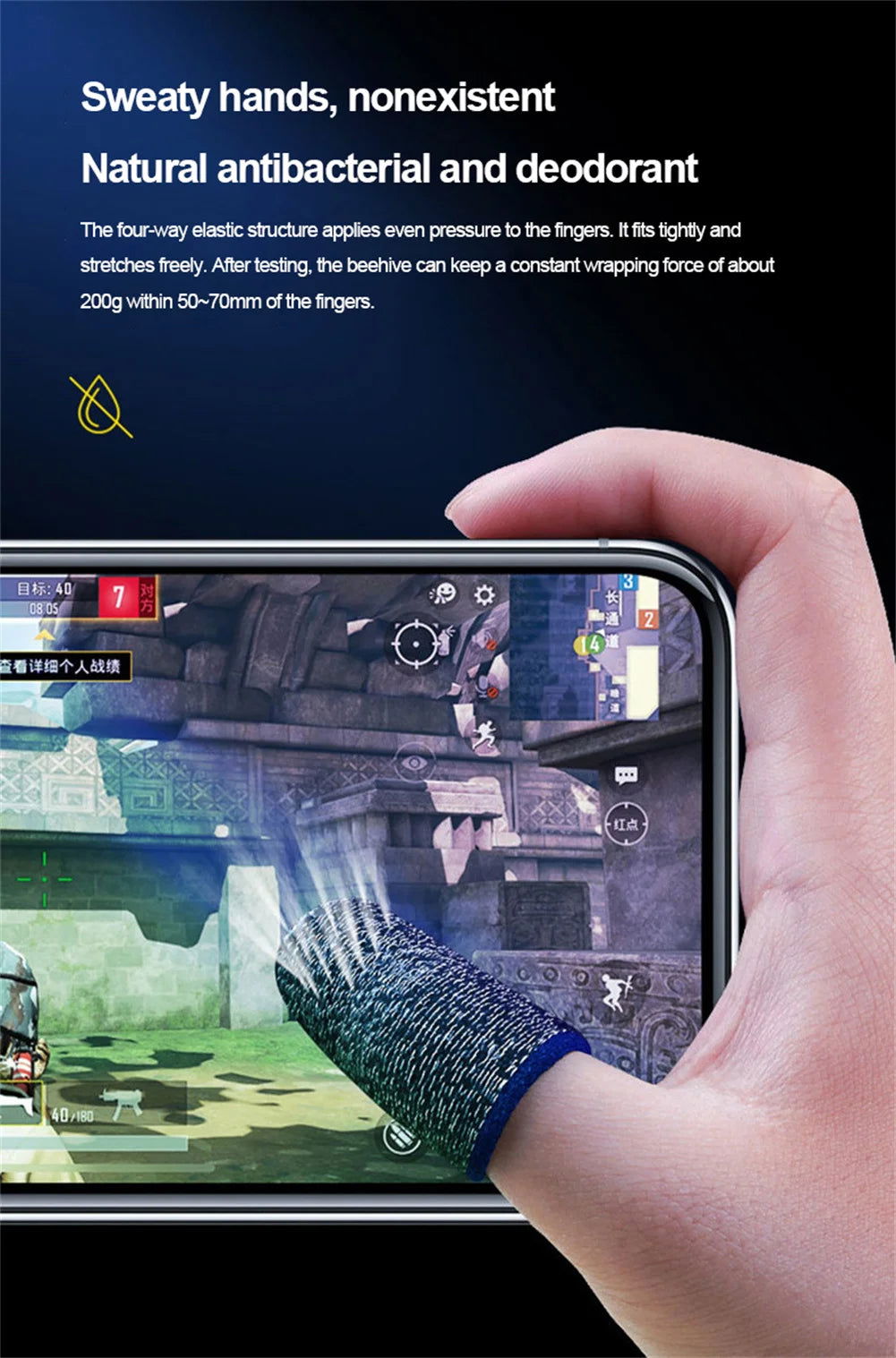 Mobile Gaming Fingertip Gloves - Vivid Setups