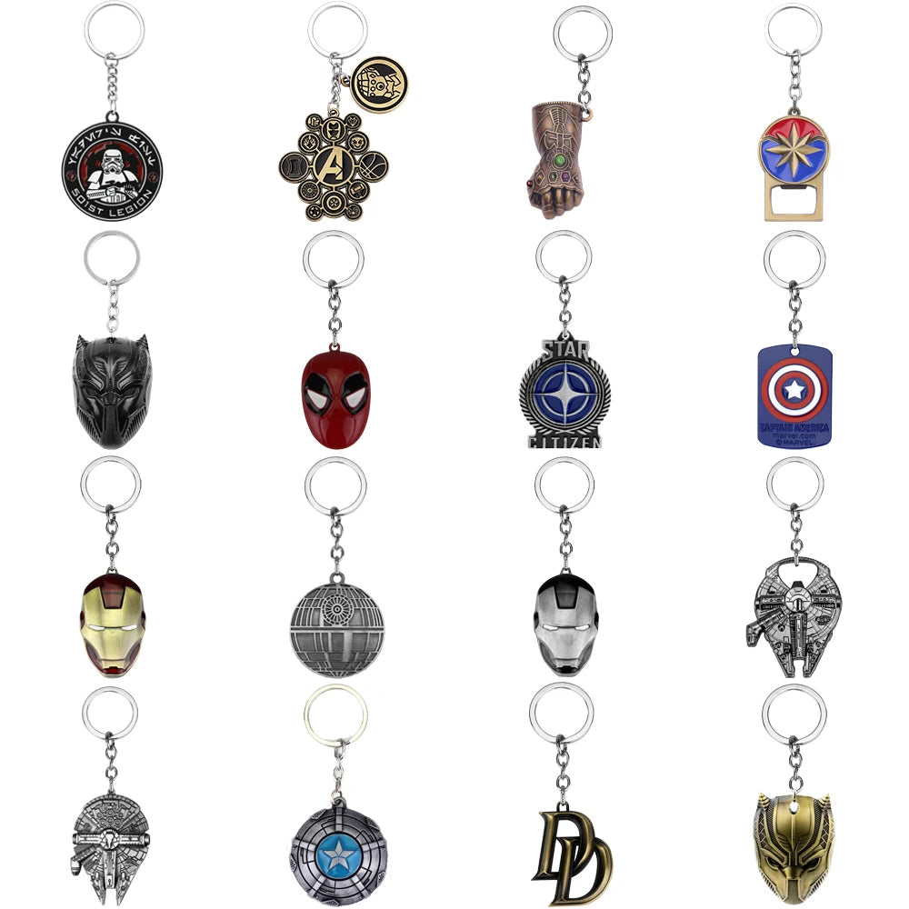 Super Hero Comics Character Keychain - Vivid Setups