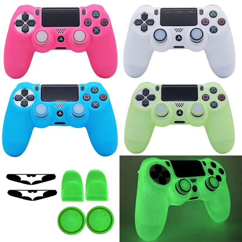 PS4 Glow In The Dark Silicone Protecting Controller Skin - Vivid Setups