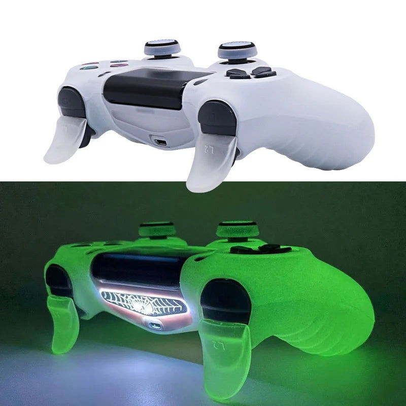 PS4 Glow In The Dark Silicone Protecting Controller Skin - Vivid Setups