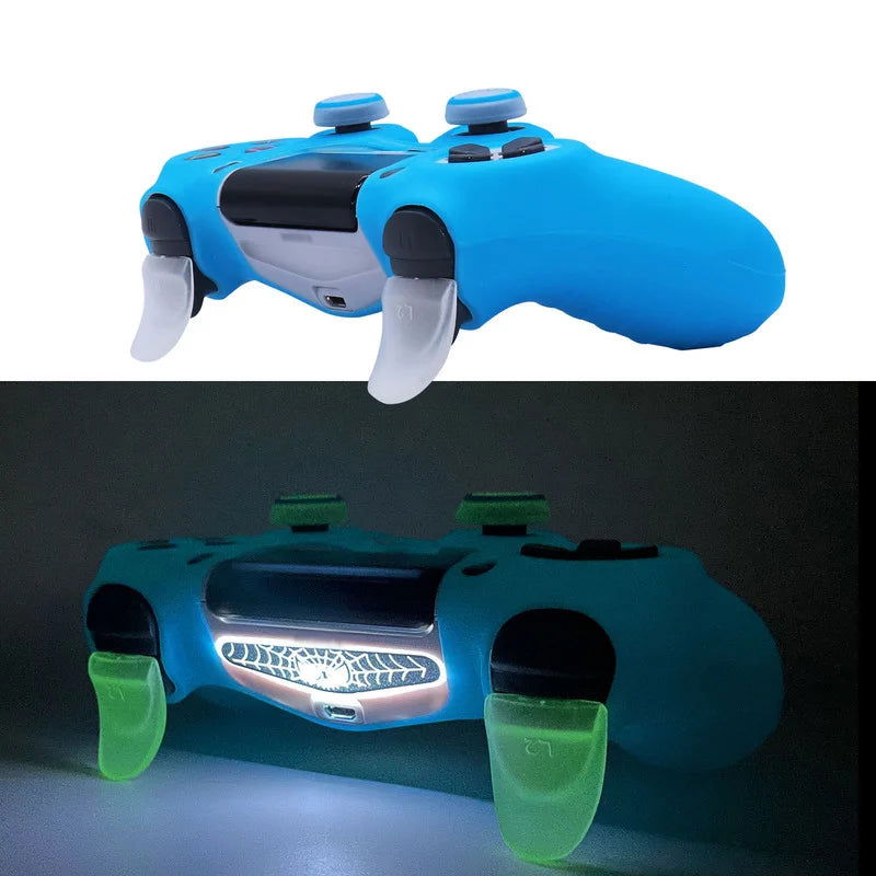 PS4 Glow In The Dark Silicone Protecting Controller Skin - Vivid Setups