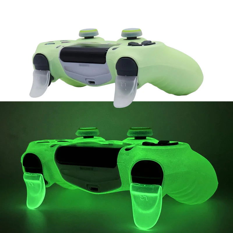 PS4 Glow In The Dark Silicone Protecting Controller Skin - Vivid Setups