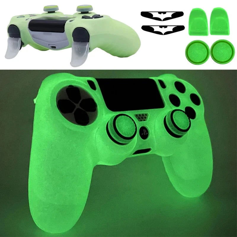 PS4 Glow In The Dark Silicone Protecting Controller Skin - Vivid Setups