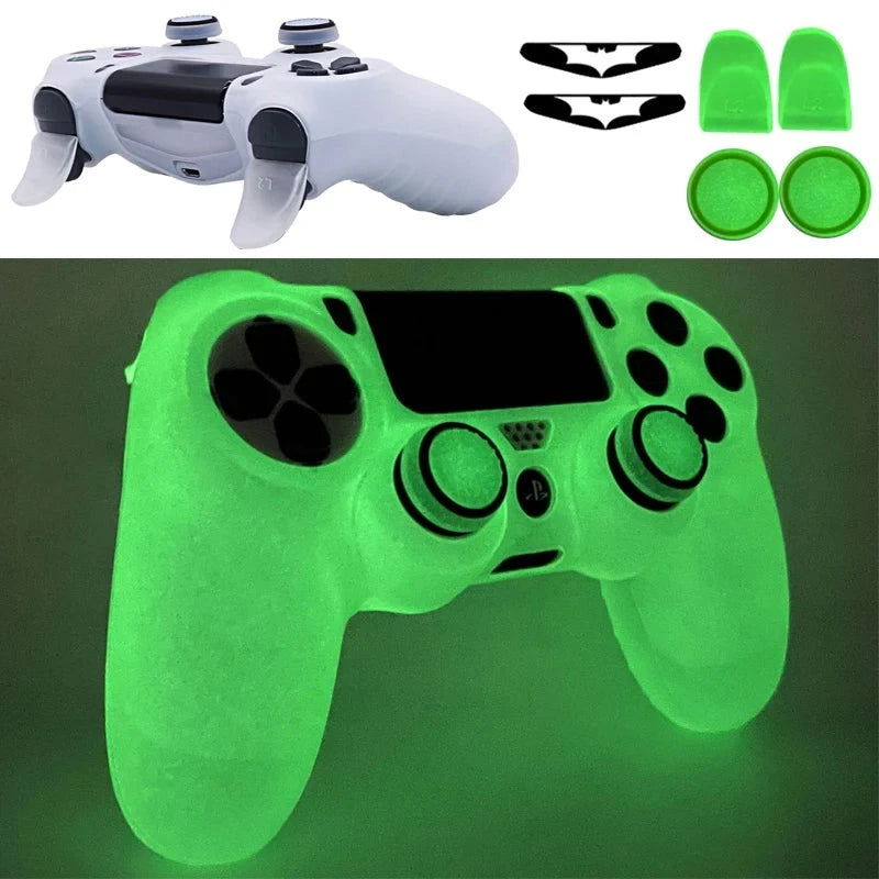 PS4 Glow In The Dark Silicone Protecting Controller Skin - Vivid Setups