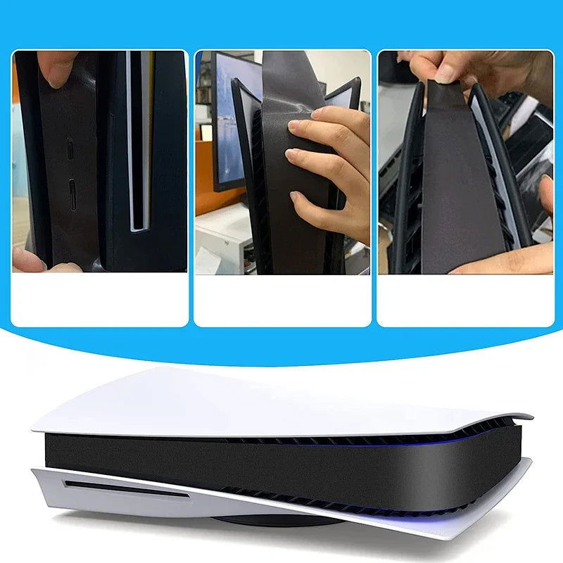 PS5 Disc Version Game Console Middle Strip Stickers Skin - Vivid Setups