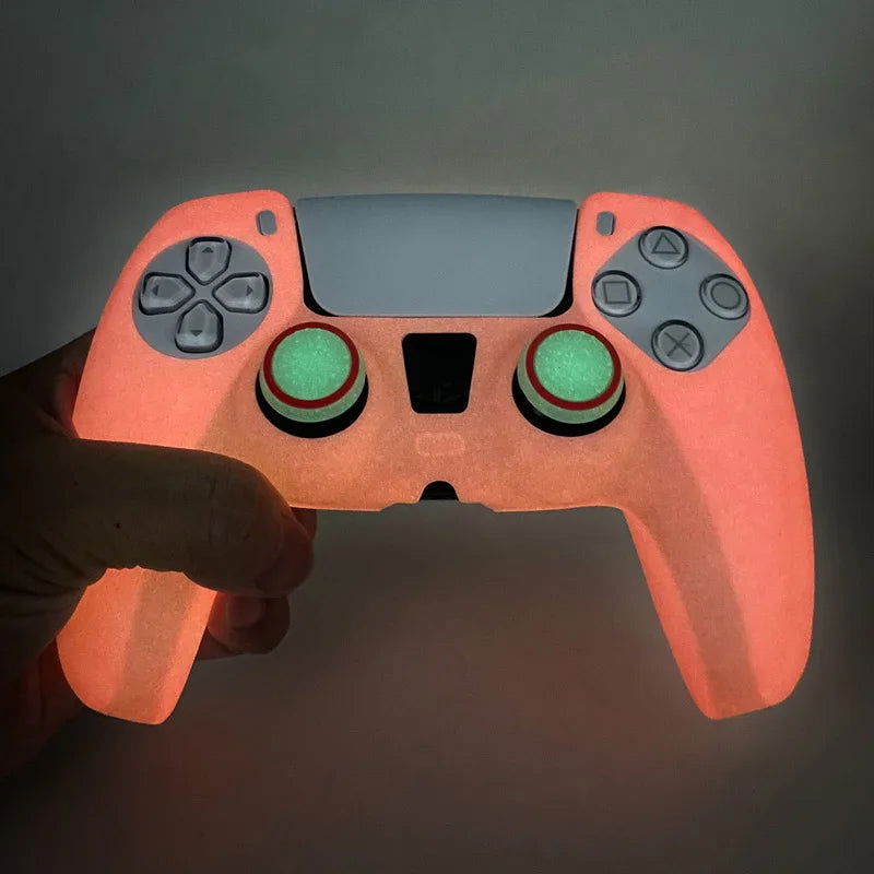 PS5 Glow In The Dark Silicone Controller Case Skin - Vivid Setups