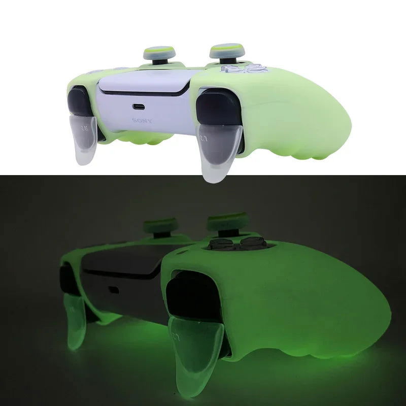 PS5 Glow In The Dark Silicone Controller Case Skin - Vivid Setups