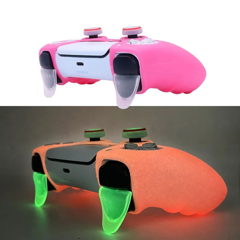 PS5 Glow In The Dark Silicone Controller Case Skin - Vivid Setups