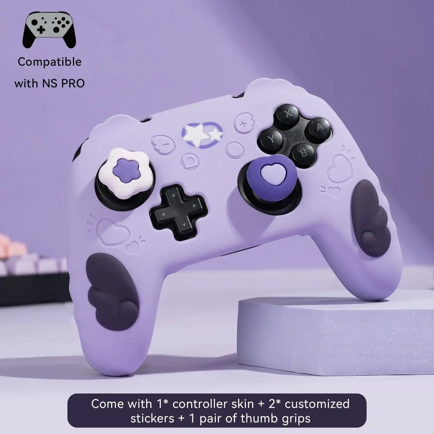 PS5 & Nintendo Switch Pro Controller Star Wings Protective Cover Skin - Vivid Setups