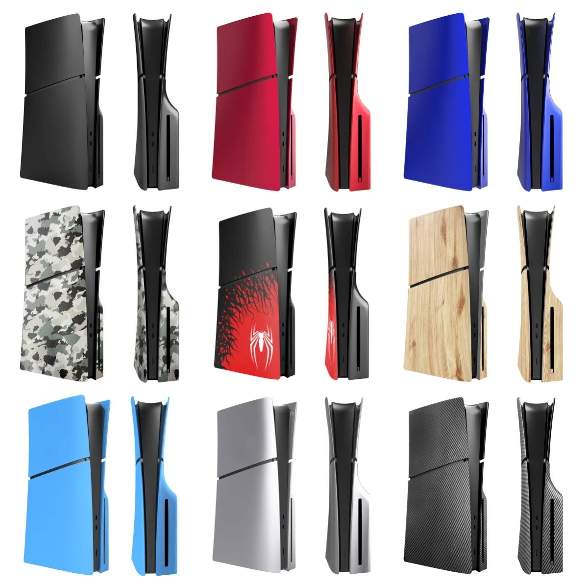 PS5 Slim Disc Edition Custom Shell Hard Faceplates Panels - Vivid Setups