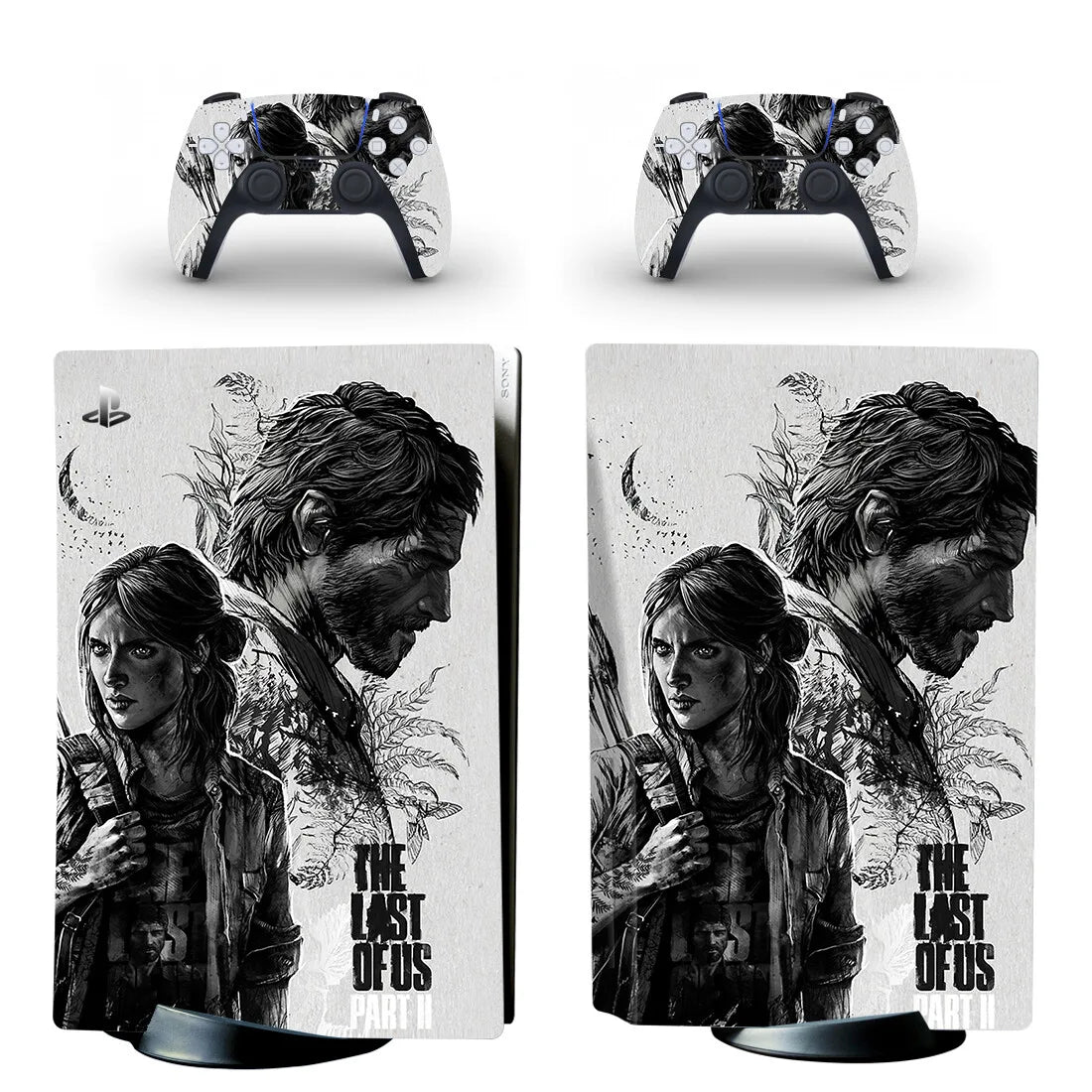 PS5 The Last of Us Fandom Console & Controller Vinyl Skin Sticker Set - Vivid Setups