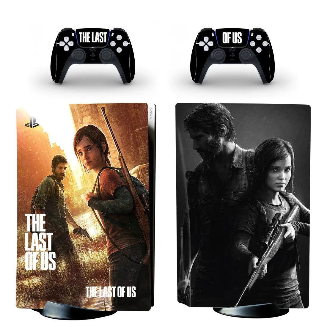 PS5 The Last of Us Fandom Console & Controller Vinyl Skin Sticker Set - Vivid Setups