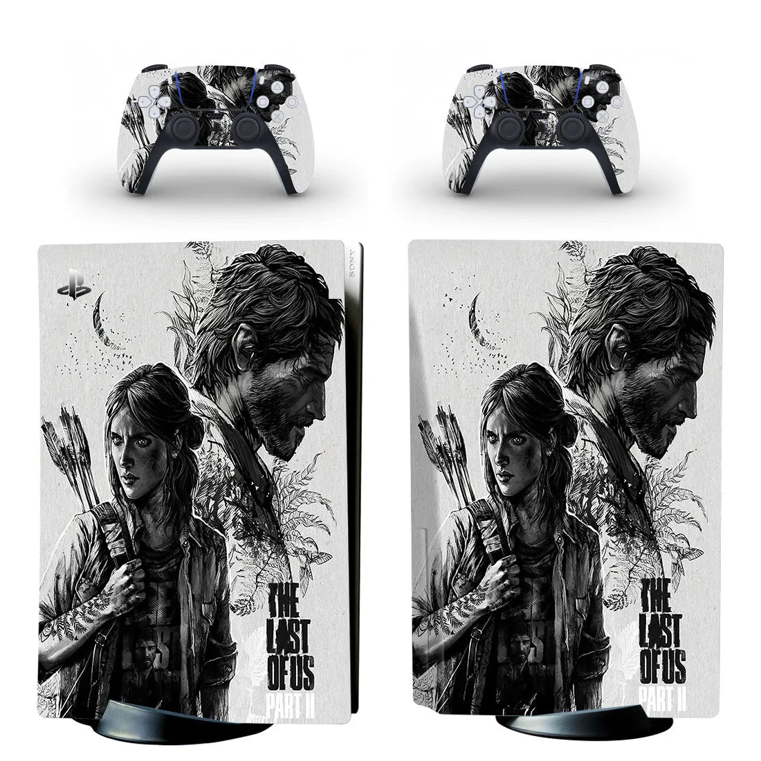 PS5 The Last of Us Fandom Console & Controller Vinyl Skin Sticker Set - Vivid Setups