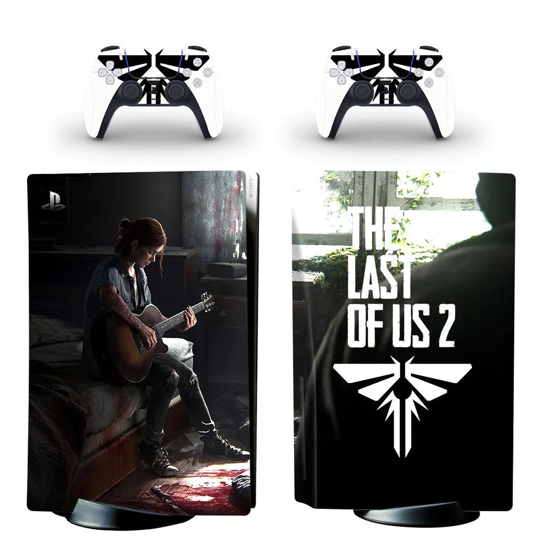 PS5 The Last of Us Fandom Console & Controller Vinyl Skin Sticker Set - Vivid Setups