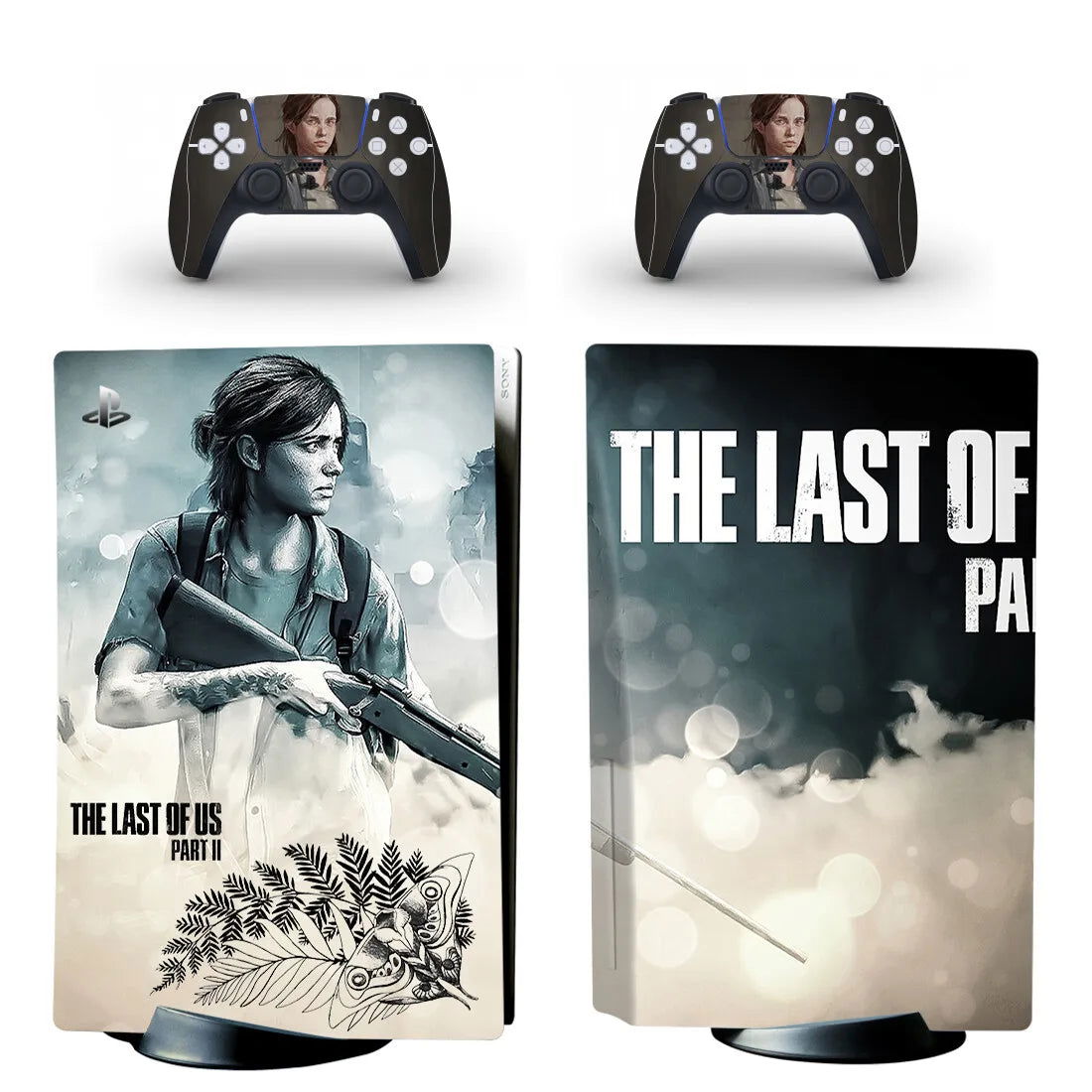 PS5 The Last of Us Fandom Console & Controller Vinyl Skin Sticker Set - Vivid Setups
