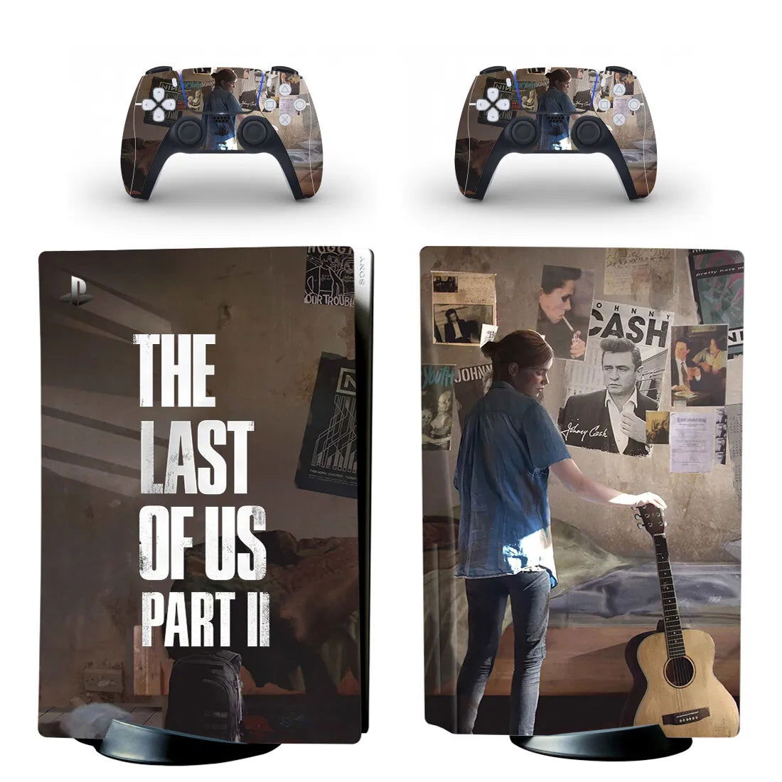 PS5 The Last of Us Fandom Console & Controller Vinyl Skin Sticker Set - Vivid Setups