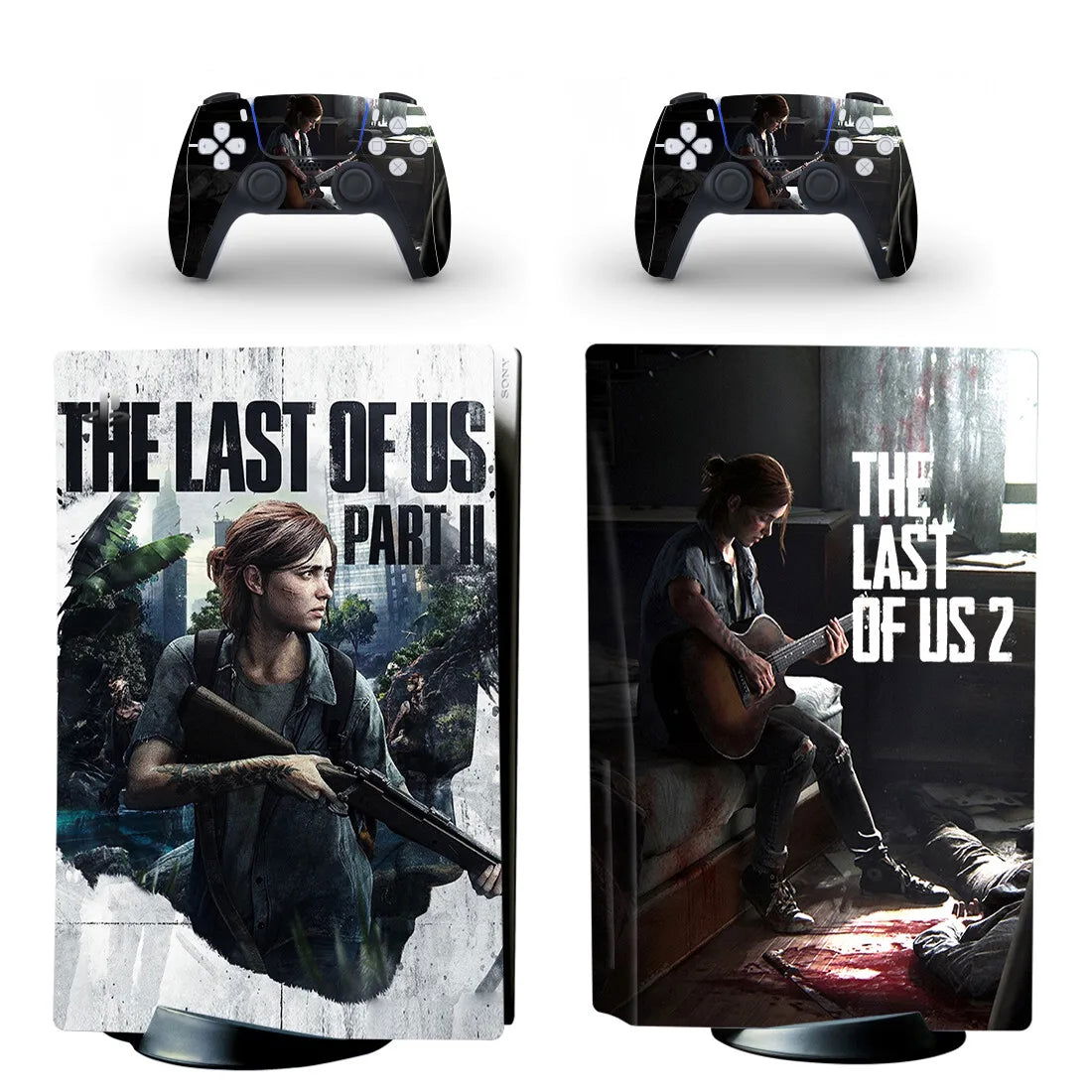 PS5 The Last of Us Fandom Console & Controller Vinyl Skin Sticker Set - Vivid Setups