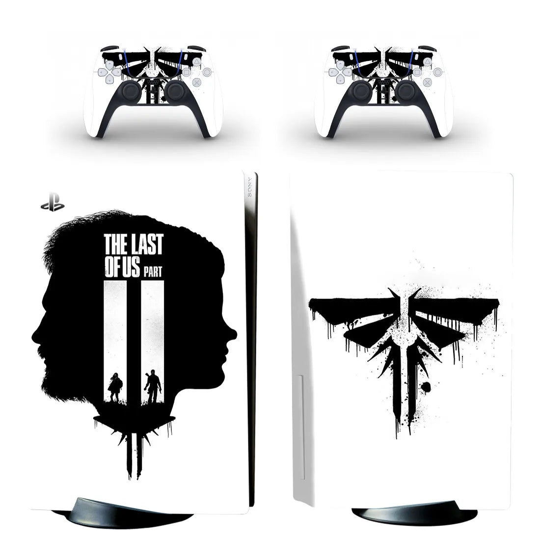 PS5 The Last of Us Fandom Console & Controller Vinyl Skin Sticker Set - Vivid Setups