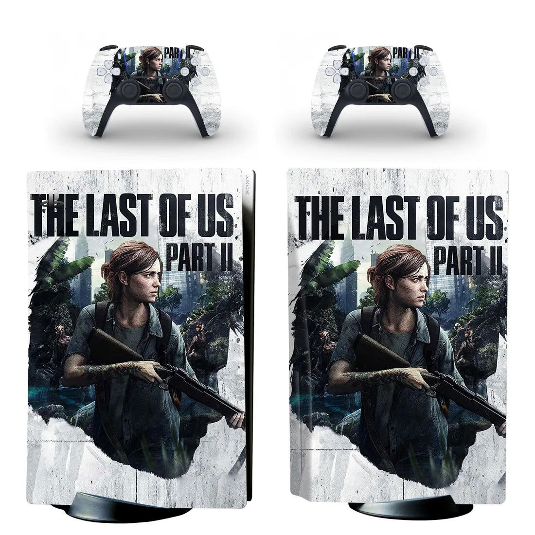 PS5 The Last of Us Fandom Console & Controller Vinyl Skin Sticker Set - Vivid Setups