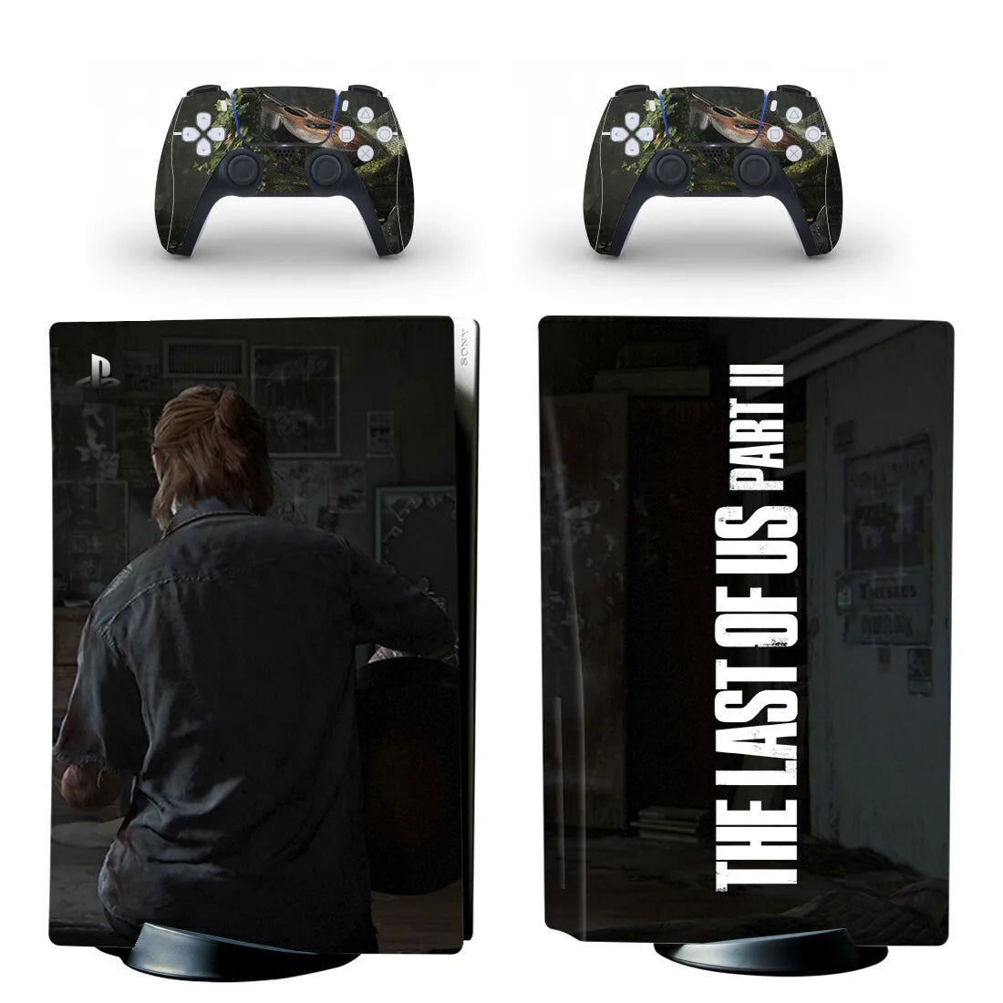 PS5 The Last of Us Fandom Console & Controller Vinyl Skin Sticker Set - Vivid Setups