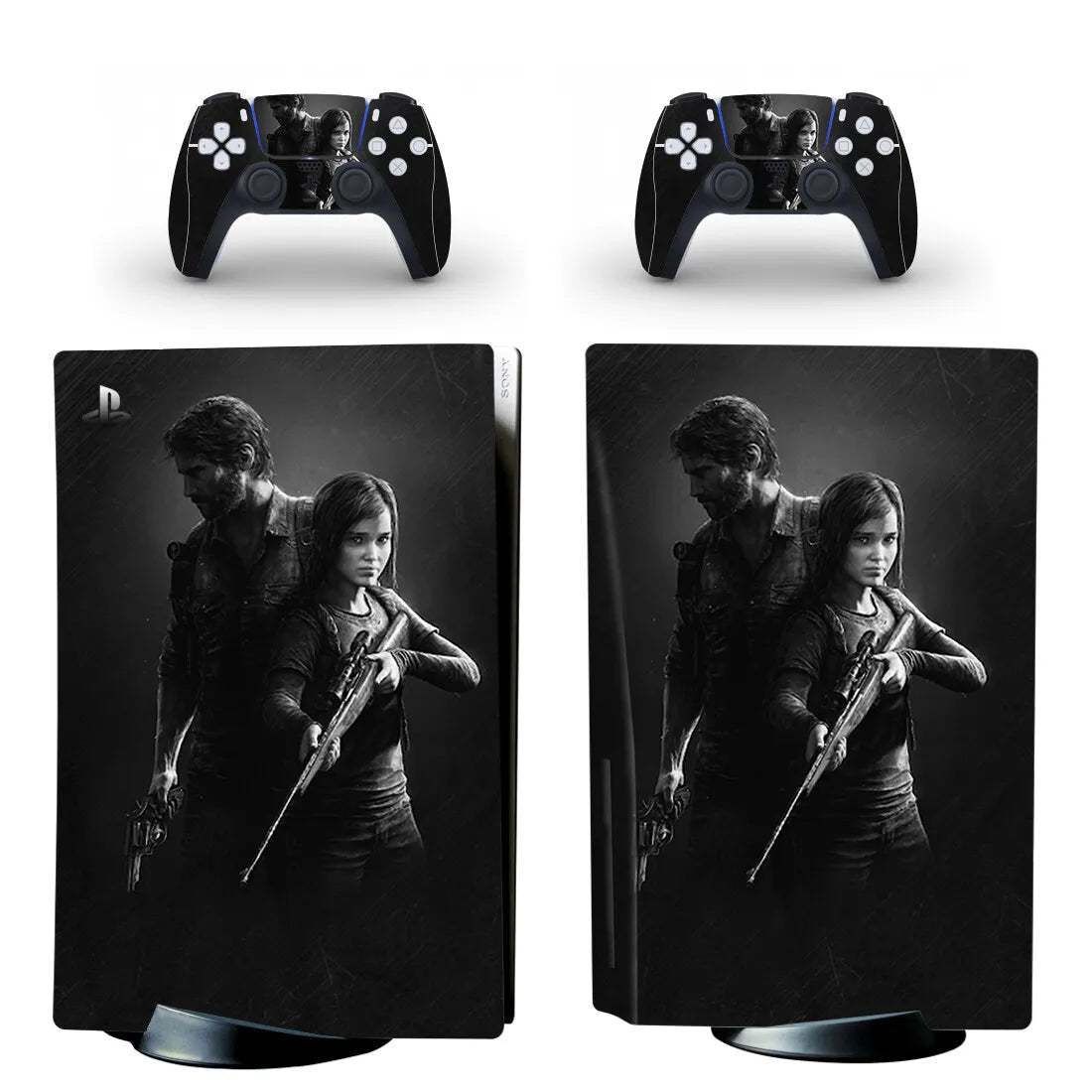PS5 The Last of Us Fandom Console & Controller Vinyl Skin Sticker Set - Vivid Setups