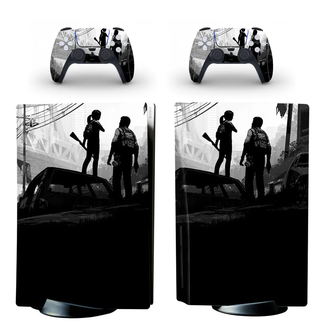 PS5 The Last of Us Fandom Console & Controller Vinyl Skin Sticker Set - Vivid Setups