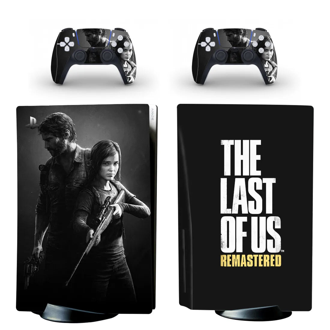 PS5 The Last of Us Fandom Console & Controller Vinyl Skin Sticker Set - Vivid Setups